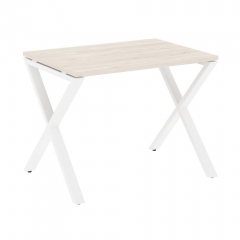 Стол рабочий Рива LOFT VR.L-SRX-1.7 Металл белый Денвер светлый