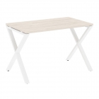 Стол рабочий Рива LOFT VR.L-SRX-2.7 Металл белый Денвер светлый