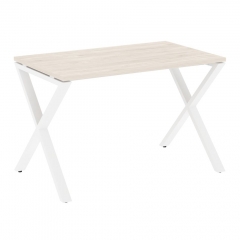 Стол рабочий Рива LOFT VR.L-SRX-2.7 Металл белый Денвер светлый