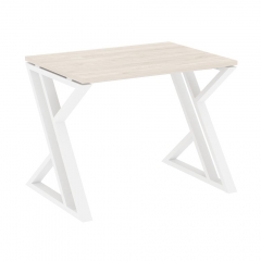 Стол рабочий Рива LOFT VR.L-SRZ-1.7 Металл белый Денвер светлый