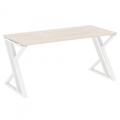 Стол рабочий Рива LOFT VR.L-SRZ-4.7 Металл белый Денвер светлый