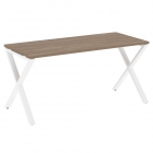 Стол рабочий Рива LOFT VR.L-SRX-4.7 Металл белый Дуб Аризона