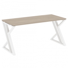 Стол рабочий Рива LOFT VR.L-SRZ-4.7 Металл белый Тиквуд светлый