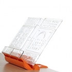 Трехуровневая подставка-трафарет под книгу Дэми ПК-03 Оранжевая