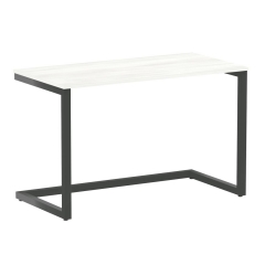 Стол письменный Рива HOME OFFICE VR.SP-2-118 Снежная Платина/Антрацит металл