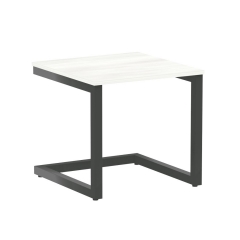 Стол письменный Рива HOME OFFICE VR.SP-2-58.G Снежная Платина/Антрацит металл