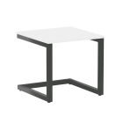 Стол письменный Рива HOME OFFICE VR.SP-2-58.G Белый Бриллиант/Антрацит металл