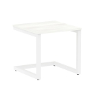 Стол письменный Рива HOME OFFICE VR.SP-2-58.G Снежная Платина/Белый металл