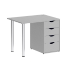 Стол письменный Рива HOME OFFICE VR.SP-3-98.4 Серый