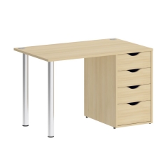 Стол письменный Рива HOME OFFICE VR.SP-3-118.4 Акация Лорка