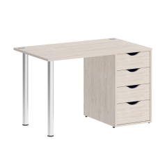 Стол письменный Рива HOME OFFICE VR.SP-3-118.4 Денвер Светлый