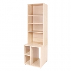 Стеллаж с тумбой под системный блок Дэми Modul 3 Клен СМД.01/СМД.03