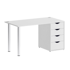 Стол письменный Рива HOME OFFICE VR.SP-3-138.4 Белый Бриллиант