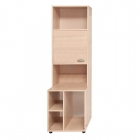 Стеллаж с тумбой под системный блок и дверкой Дэми Modul 3 Клен