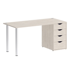 Стол письменный Рива HOME OFFICE VR.SP-3-158.4 Денвер Светлый