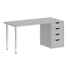 Стол письменный Рива HOME OFFICE VR.SP-3-158.4 Серый