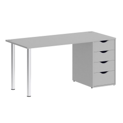 Стол письменный Рива HOME OFFICE VR.SP-3-158.4 Серый