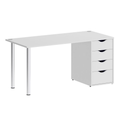 Стол письменный Рива HOME OFFICE VR.SP-3-158.4 Белый