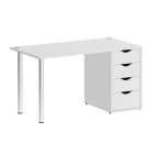 Стол письменный Рива HOME OFFICE VR.SP-3-138.1 Белый Бриллиант