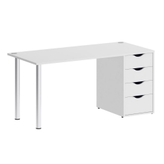 Стол письменный Рива HOME OFFICE VR.SP-3-158.1 Белый Бриллиант