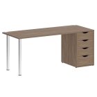 Стол письменный Рива HOME OFFICE VR.SP-3-178.1 Металлик