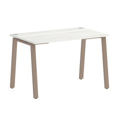 Стол письменный Рива HOME OFFICE VR.SP-3-118.A Снежная Платина/Мокко металл