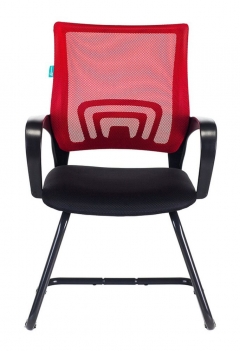 Кресло для посетителя Бюрократ Бюрократ CH-695N-AV Красный