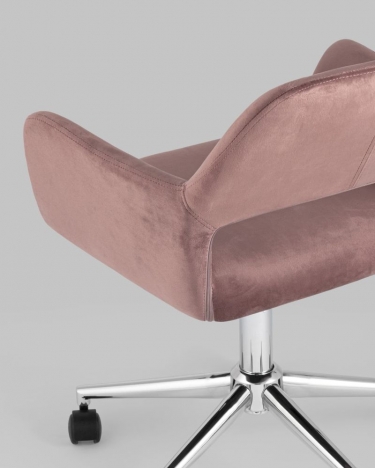 Стул офисный Stool Group Ross велюр Розовый