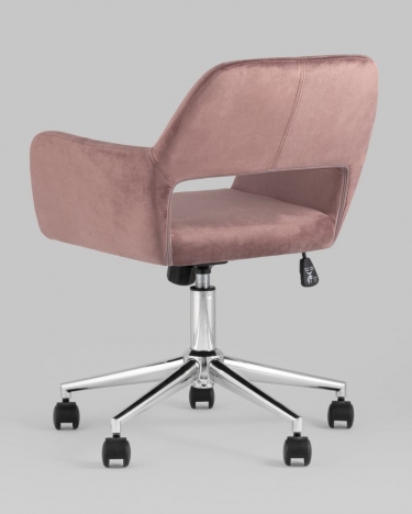 Стул офисный Stool Group Ross велюр Розовый