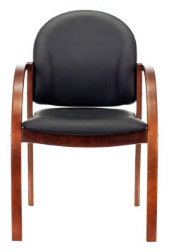 Кресло для посетителя Бюрократ Бюрократ Джуно Черный