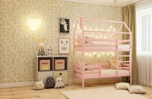 Кровать-домик RooRoom RooRoom кд-7Р Розовый