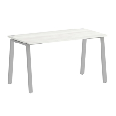 Стол письменный Рива HOME OFFICE VR.SP-3-138.A Снежная Платина/Серый металл