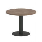 Стол журнальный круглый Рива HOME OFFICE VR.SP-5-60.1G Дуб Аризона/Антрацит металл