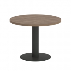 Стол журнальный круглый Рива HOME OFFICE VR.SP-5-60.1G Дуб Аризона/Антрацит металл