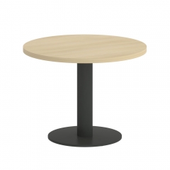 Стол журнальный круглый Рива HOME OFFICE VR.SP-5-60.1G Акация Лорка/Антрацит металл