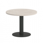 Стол журнальный круглый Рива HOME OFFICE VR.SP-5-60.1G Денвер Светлый/Антрацит металл