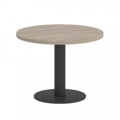 Стол журнальный круглый Рива HOME OFFICE VR.SP-5-60.1G Дуб Аттик/Антрацит металл