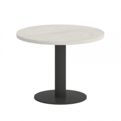 Стол журнальный круглый Рива HOME OFFICE VR.SP-5-60.1G Дуб Наварра/Антрацит металл