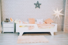 Кровать детская Мир мебели Бэби Белый
