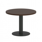 Стол журнальный круглый Рива HOME OFFICE VR.SP-5-60.1G Венге Цаво/Антрацит металл