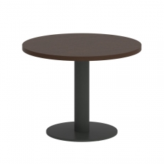 Стол журнальный круглый Рива HOME OFFICE VR.SP-5-60.1G Венге Цаво/Антрацит металл