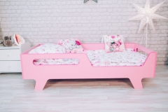 Кровать детская Мир мебели Бэби Розовый
