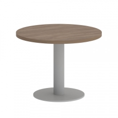 Стол журнальный круглый Рива HOME OFFICE VR.SP-5-60.1G Вяз Благородный/Серый металл