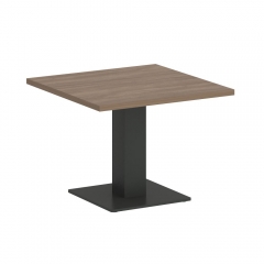 Стол журнальный квадратный Рива HOME OFFICE VR.SP-5-60.2G Металлик/Антрацит металл