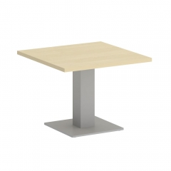 Стол журнальный квадратный Рива HOME OFFICE VR.SP-5-60.2G Клен/Серый металл