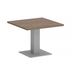 Стол журнальный квадратный Рива HOME OFFICE VR.SP-5-60.2G Дуб Аризона/Серый металл