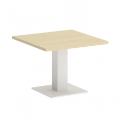 Стол журнальный квадратный Рива HOME OFFICE VR.SP-5-60.2G Дуб Аттик/Серый металл