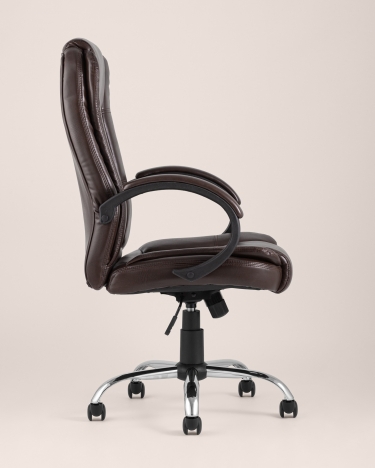 Компьютерное кресло Stool Group TopChairs Atlant экокожа Коричневое