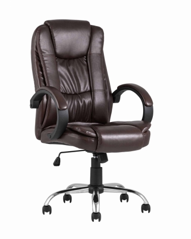Компьютерное кресло Stool Group TopChairs Atlant экокожа Коричневое