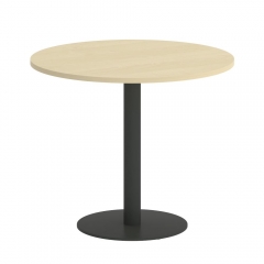 Стол журнальный круглый Рива HOME OFFICE VR.SP-5-90.1 Клен/Антрацит металл